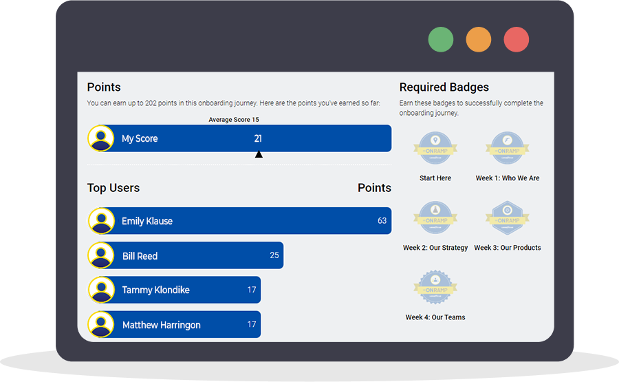 Intrepid Platform Feature - Built-in Motivation